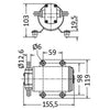 Pumpe for oil, gasoil, viscous fluids 12 V