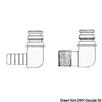 Spare fitting f. Flojet pumps 1/2" threaded