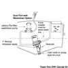 Rule Dual-Port fish tank aerator pump