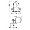 Geiser diaphragm self-priming bilge pump 12 V