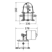 Geiser diaphragm self-priming bilge pump 12 V