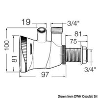 Attwood pump for tank ventilation 29 l/min 12V 3 A