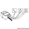 Waste water tank with Attwood pump 12 V 27 l/min