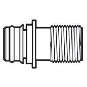 Europump plug-in quick fitting straight 1/2