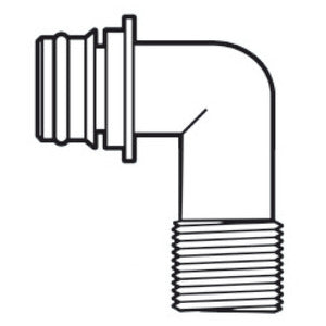 Europump 90° plug-in quick fitting thread 1/2