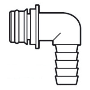 Europump 90° plug-in quick fitting thread Ø 14 mm