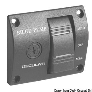 Panel switch for bilge pumps