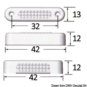 Attwood courtesy light horizontal blue 1 W