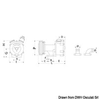Self priming pump +clutch 42mm