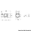 Professional bronze self-priming pump 75 l/min
