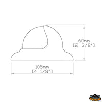 Surface mount compass C3 black color - Black colour - Model C3 [L4580003]