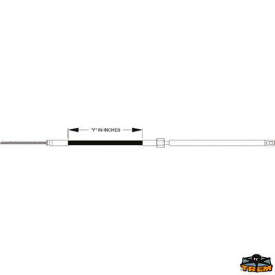 Steering cable SSC62 for steering system SAFE-T Trem L5315062