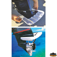 Stabilizer plate in anodised aluminium 40-140 hp - HP 40-140 HP - For Yamaha, Honda, Suzuki, Mercury, ECT motorbikes [L3240501]