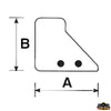 Stabilizers Hydrofoil Fin for engines 4-50 hp - A mm 194 - B mm 174 - For 4 ≈50 HP engines [L3288062]