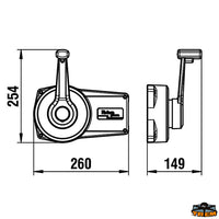 Control system box Riviera-CM01 black color - Black colour [L5380090]
