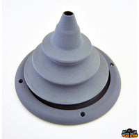 Flanged bellow diameter 12 mm black color - Black colour [L5302080]