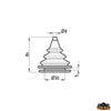 Bellow diameter 8 mm white color - White colour [L5304074]