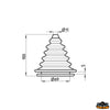 Bellow diameter 11 mm white color - White colour [L5307074]