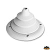 Flanged bellow diameter 12 mm white color - White colour [L5310074]