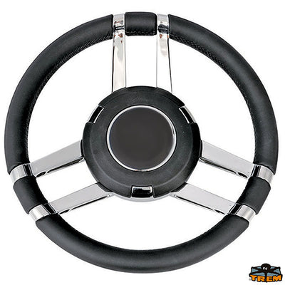Steering wheel with Aisi 316stainless steel spokes Trem L5180335