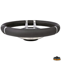 Steering wheel with Aisi 316
stainless steel spokes - Ø mm 350 - Crown color Black - Soft PU crown [L5180335]