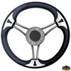 Steering wheel with flatmodel stainless steel spokes Trem L5180313