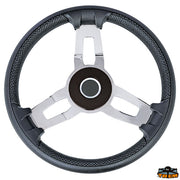 Steering wheel with stainlesssteel spokes Trem L5180326