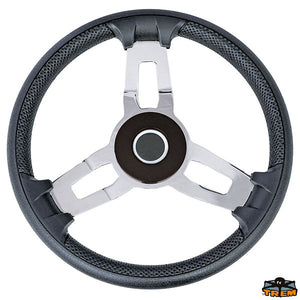 Steering wheel with stainlesssteel spokes Trem L5180326