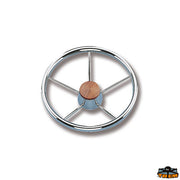 Rudder wheel in tainless steelmod. Race 5 spokes Trem L5132004