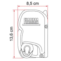 Fiamma F45S 260 PSA Deep Black Royal Grey (06759F01R)