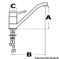 Olivia single-control mixer f. toilet