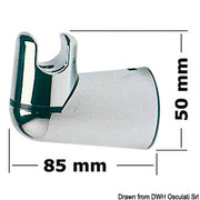 Wall-mounted shower swivelling support