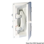 Whale flush mount shower no cover cold/hot water