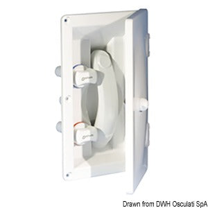 Whale flush mount shower cold/hot water
