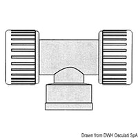 Hydrofix system brass T-joint 1/2"