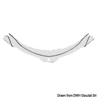 Hydrofix curve holder w. fastening screw