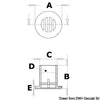 Cockpit drain 1"