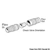 Whale in-line check valve 19/25 mm