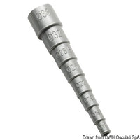 Universal hose adapter diam. 13 to 38 mm