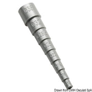 Universal hose adapter diam. 13 to 38 mm