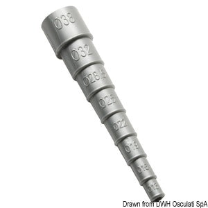 Universal hose adapter diam. 13 to 38 mm