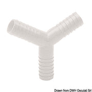 Nylon Y-fitting 8 mm