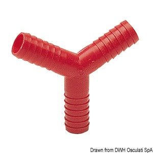 Nylon Y-fitting 14 mm