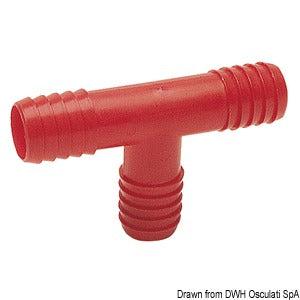 Nylon T-fitting 10 mm