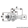 Mini skin fitting AISI 316 flush mount 1/4"