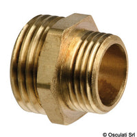 Brass double nipple 2"1/2 x 3"