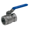 Ball valve chromed brass 1"1/2