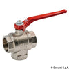 Ball ball brass 3-way 3/4" T