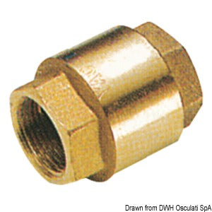 Brass check valve 1"