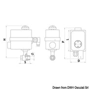 Valve PN40 3/4" w/control panel
